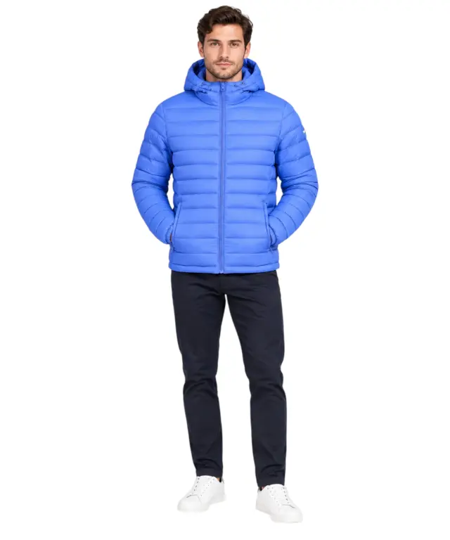 Cavalli Class - Ανδρικό Χειμερινό Μπουφάν Slim Fit WXT40AFT035-05048 Γαλάζιο 2