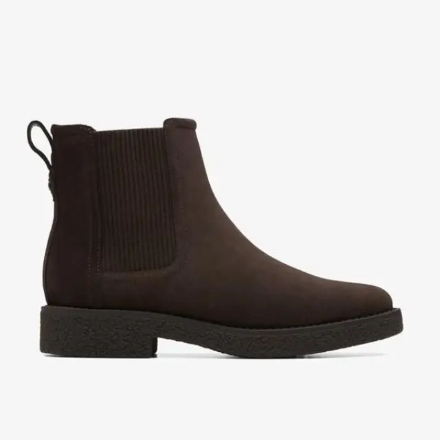 Clarks Nella Top Dark Brown Dark Brown Suede - 41 2