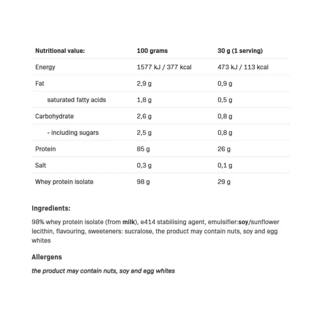 ALLNUTRITION Isolate Protein Caramel, 908 g 2