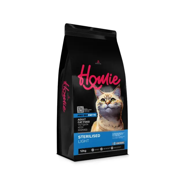 Homie Super Premium Cat Adult Sterilised Chicken Low Grain 12kg