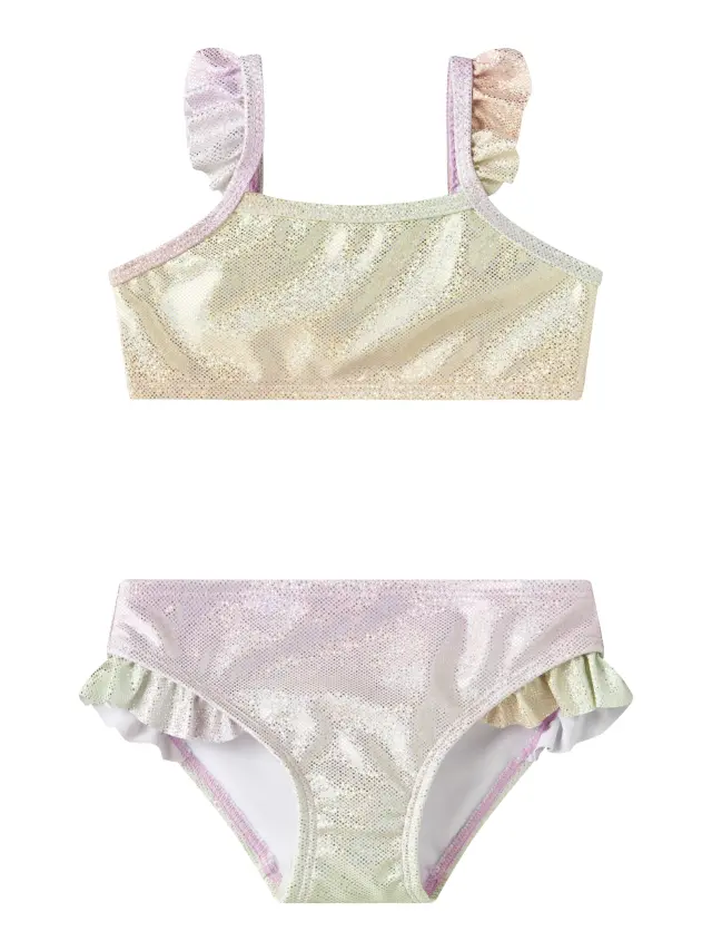 Name It Μαγιό κοριτσίστικο πλεκτό Ροζ NMFZOLA BIKINI - 13253309