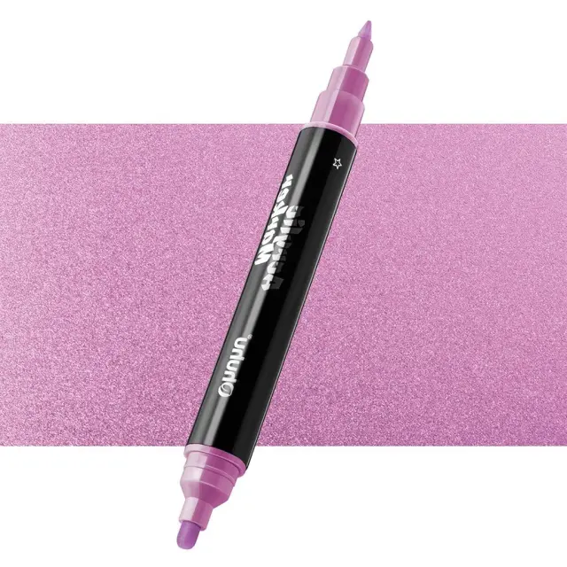 Ohuhu Acrylic Marker με Διπλή Μύτη M703 - Metallic Pink (OHUHU)
