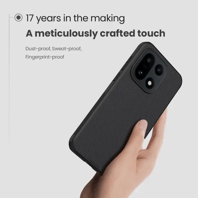 Nillkin Super Frosted PRO Back Cover for OnePlus 15 Black 3