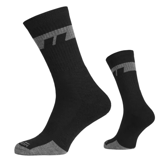 ALPINE MERINO SOCKS MID EL14016 01-Black