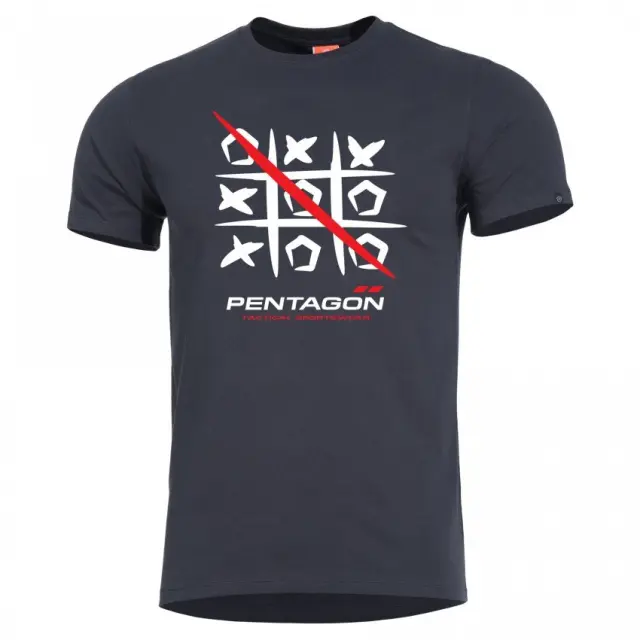 Pentagon Ageron "3T" T-Shirt-Μπλουζάκι Μακό για Τακτική-Καθημερινή Χρήση - 01-Black-Μαύρο