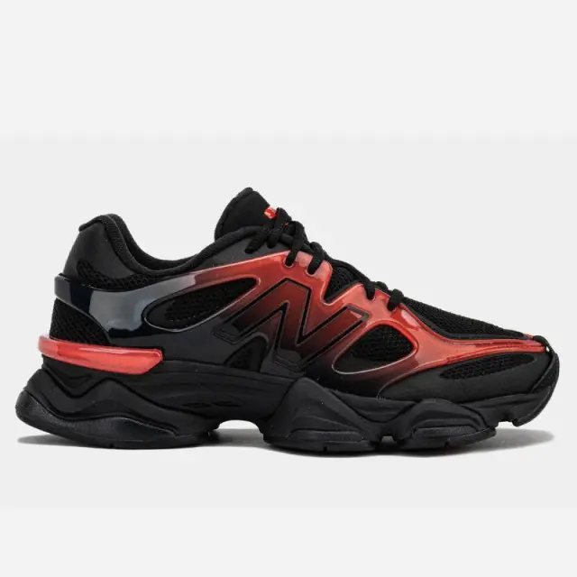 Sneaker New Balance 9060 U9060IDZ Μαύρο/Κόκκινο - 38.5