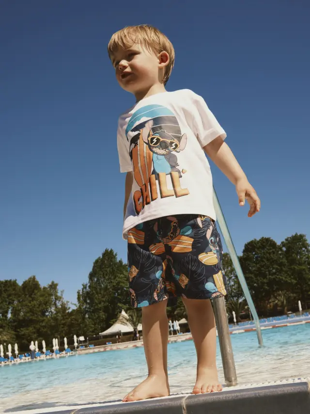 Name It Μαγιό αγορίστικο υφαντό Μπλε NMMMOURITZ STITCH LONG SWIMSHORTS WDI - 13253238 3