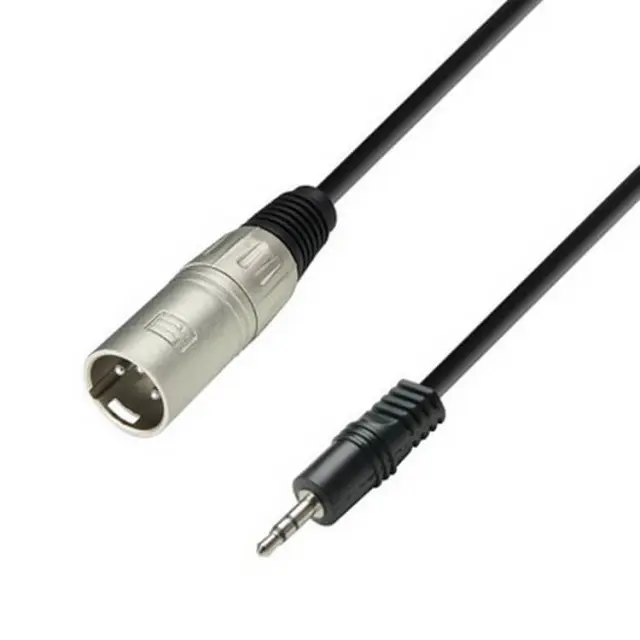 Adam Hall K3BWM0300 3Star Series Καλώδιο Audio XLR(m) - 1/8 Stereo Jack 3m Μαύρο