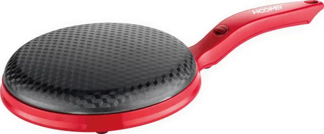 Hoomei HM-5850 Κρεπιέρα 20cm Κόκκινη 600W
