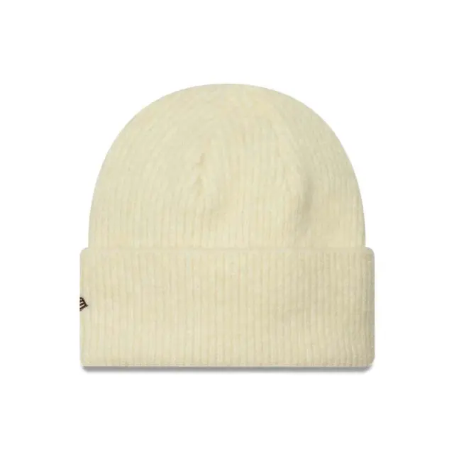 New Era Women's Wide New York Yankees Beanie Εκρού 60915815 (New Era) - One Size 2