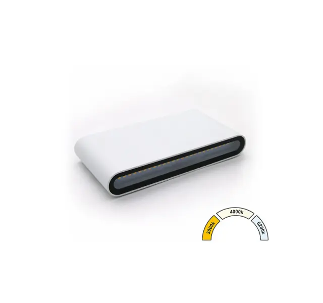 LED ΦΩΤ.ΑΛΟΥΜ.ΕΠΙΤ.ΔΙΠΛΗΣ ΚΑΤΕΥΘ.12W CCT IP54 ΛΕΥΚΟ