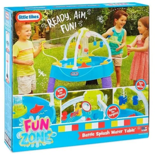 Little Tikes Battle Splash Water Table 648809-PE3 – Τραπέζι Νερού Παιχνίδι + Δράση με Εκτοξευτήρες