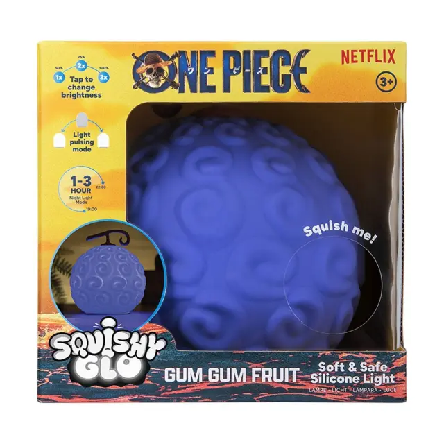 ONE PIECE - GumGum Fruit SquishyGlo Silicone Light Rechargeabl - Fan Shop and Merchandise 2
