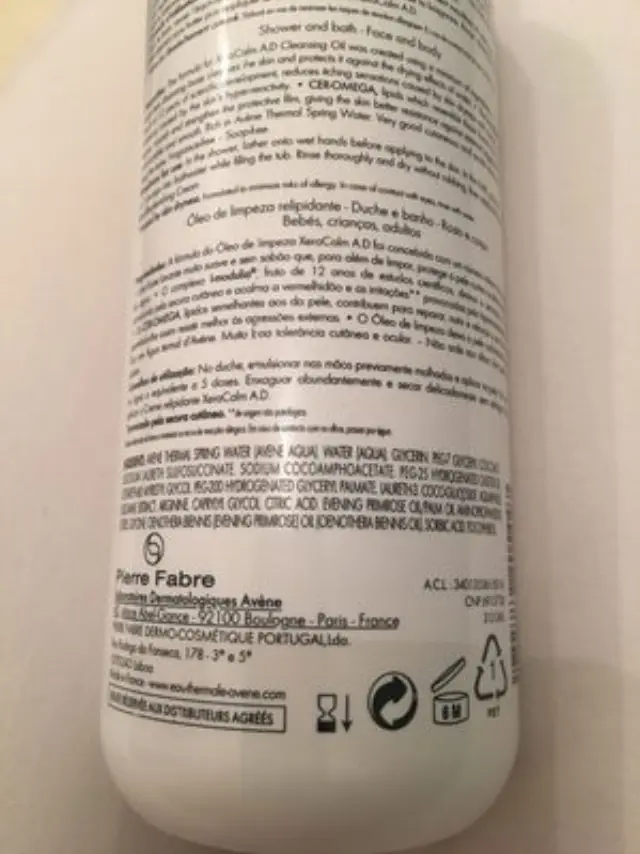 Avene Λάδι Καθαρισμού για το Πρόσωπο & το Σώμα Κατάλληλο για Ατοπική Επιδερμίδα 400ml