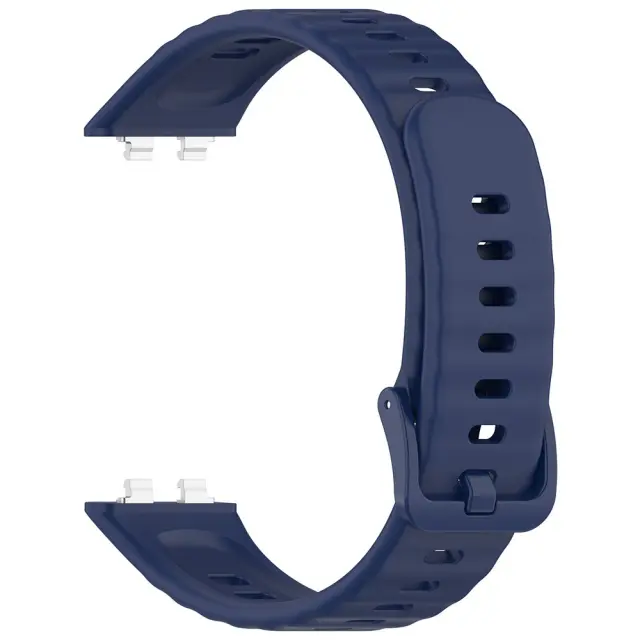 Techsuit® Λουράκι Σιλικόνης για Huawei Band 11/Band 11 Pro- Navy Blue