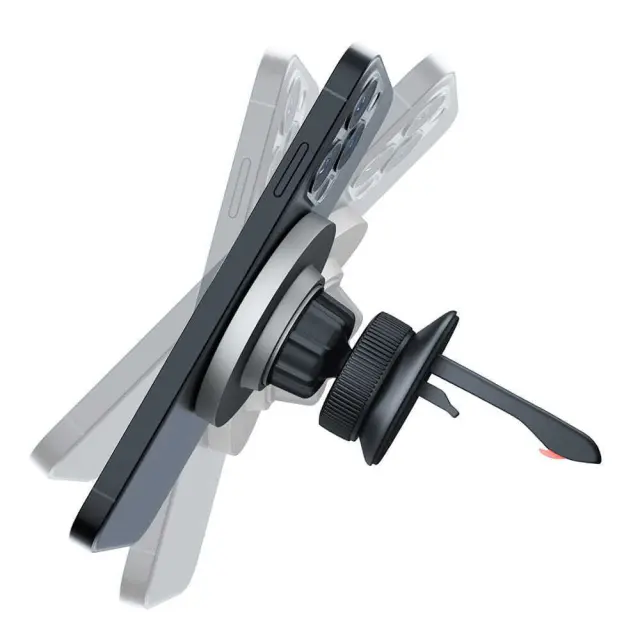 3mk® MagSafe Μαγνητική Βάση Κινητού Αυτοκινήτου για Αεραγωγό - Μαύρο