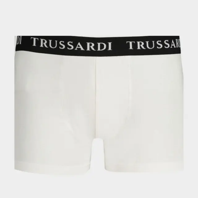 Trussardi Jeans- Ανδρικά Μποξεράκια 2Pack TRU2UTR02-01WHIT Λευκό - 2XL 3