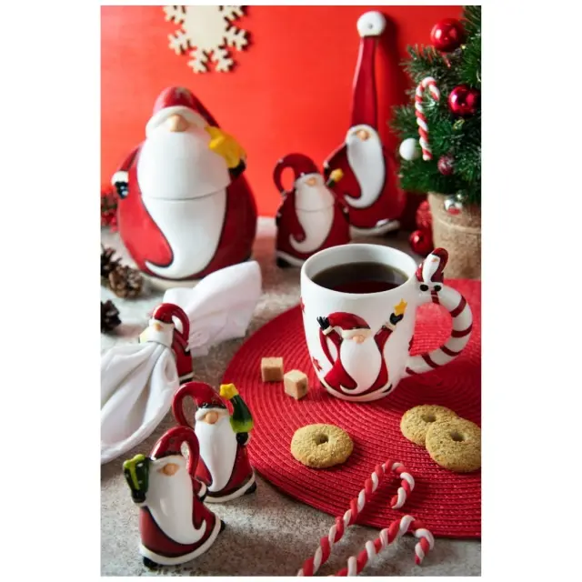 Excelsa Χριστουγεννιάτικο σετ Αλατοπίπερο: Xmas Santa 3