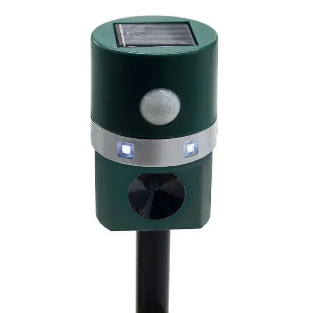 Solar Pest Repeller Συσκευή Υπερήχων Απώθησης Γατών / Πουλιών / Τρωκτικών / Φιδιών Ηλιακή 2