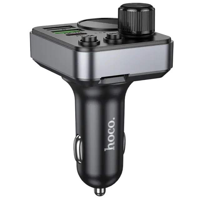 Bluetooth FM Transmitter Hoco E86 Alegria 48W με 2xUSB-A και 1xUSB-C BT 5.4 Υποστηρίζει και Αναπαραγωγή απο TF Card 3