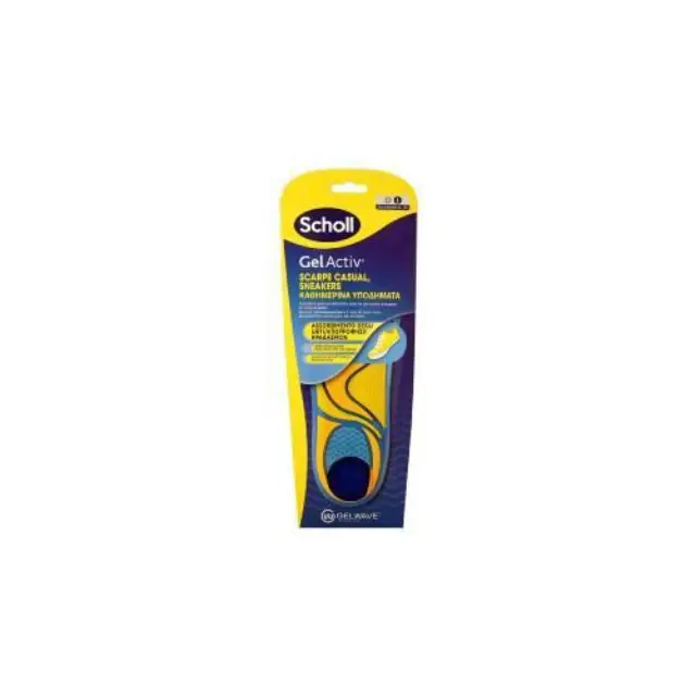 Scholl GelActiv Everyday Ανατομικοί Πάτοι για Καθημερινά Παπούτσια & Sneakers Large (40-46.5) 1 ζευγάρι