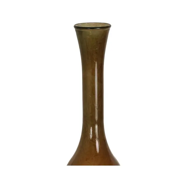 Βάζο Καφέ Ανακυκλωμένο Γυαλί 30x30x100cm 2