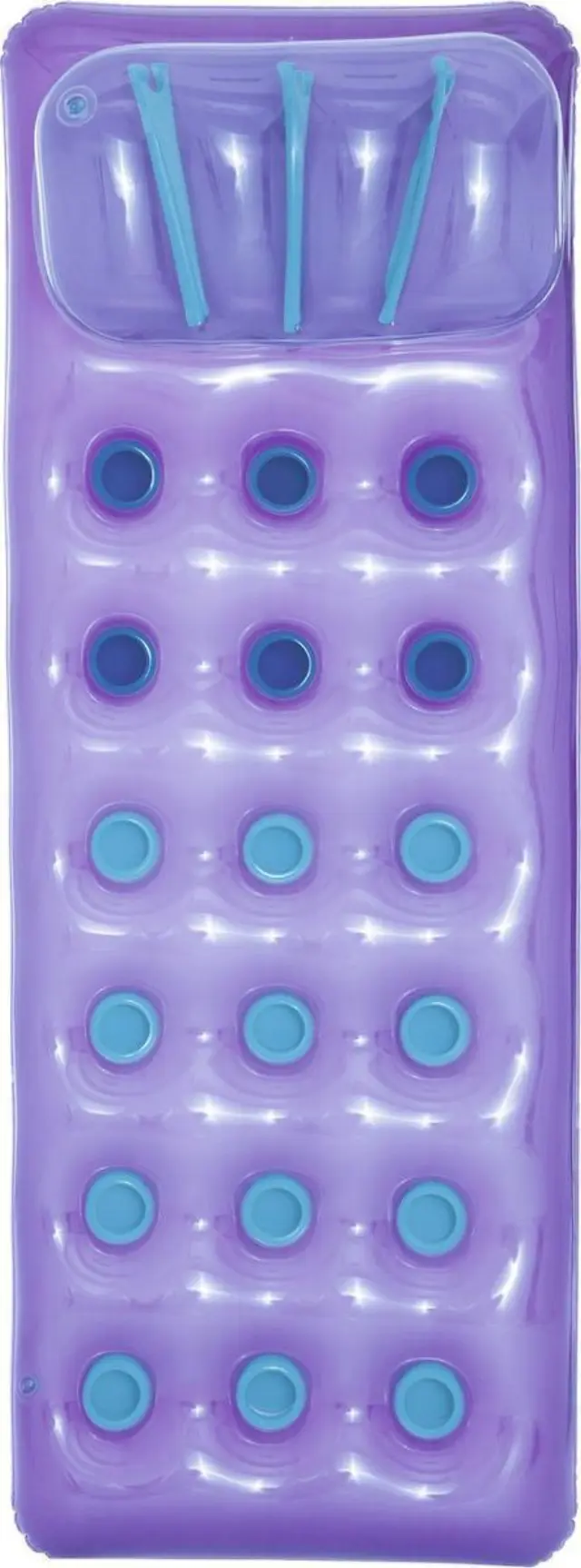 Bestway Φουσκωτό Στρώμα Με Μαξιλάρι 188cm (43015) ΠΟΡΤΟΚΑΛΙ 2
