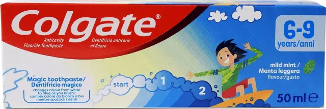 Colgate Οδοντόκρεμα 50ml με Γεύση Mild Mint για 6+ χρονών