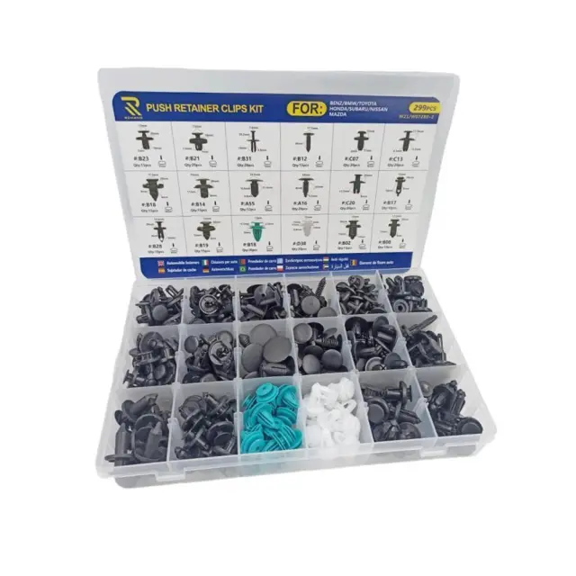 Rolinger Push Pin Clips 299τμχ