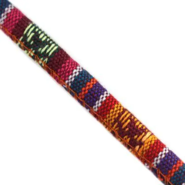 Fabric Cord Ø7mm - Orange and Pink ~2.8m