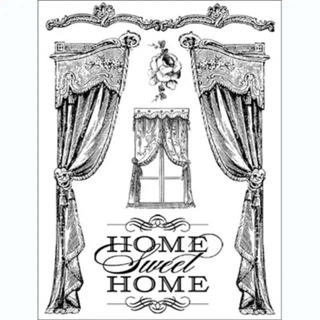 Σφραγίδα Stamperia Εύκαμπτη HD - 14x18cm - Home Sweet Home