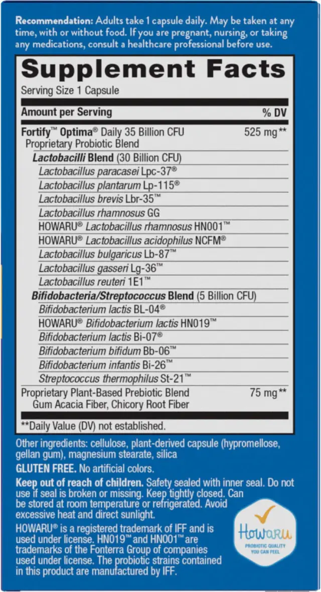 Nature's Way Fortify® Optima® 35 Billion Probiotic + Prebiotic 2