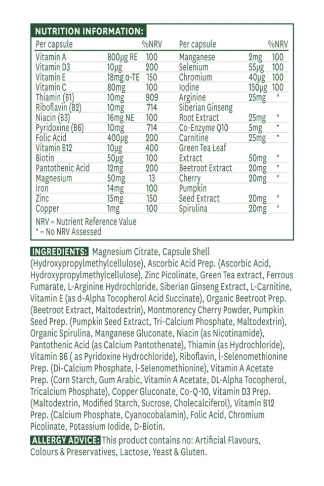 Natures Aid Men's Multi-Vitamins & Minerals 2