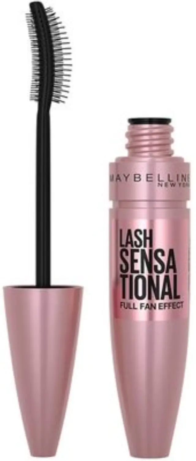 Maybelline Lash Sensational Full Fan Effect Mascara για Όγκο + Καμπύλη Black 9.5ml (6324124)