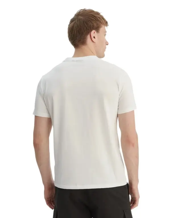 Napapijri - Ανδρικό T-shirt S-Mahsa SS NP0A4FZB-002 Λευκό - M 3