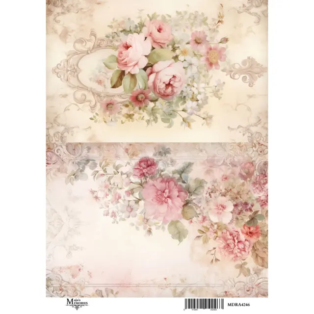 Ριζόχαρτο Maja's Memories, 22.5x32cm, Flower Backgrounds, MDRA4246