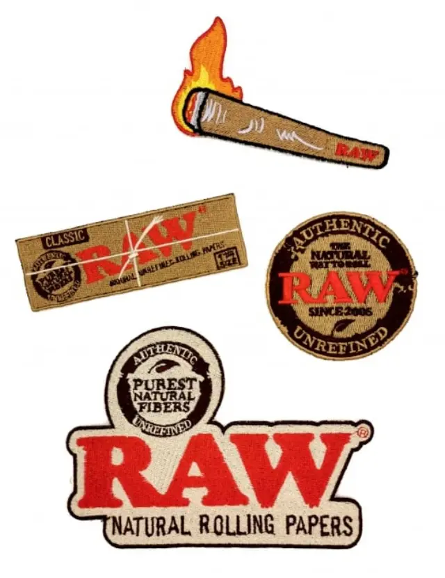 Raw Patches Pack With 4 Designs