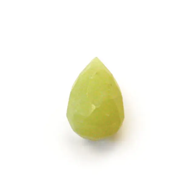 Jade Olive Πρισματικό Drop 8x12mm - 2τεμ