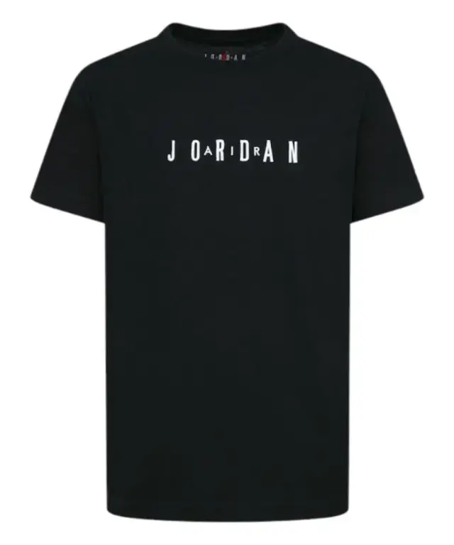 Jordan - Παιδική Μπλούζα T-Shirt Jdb Mj Wordmark 95D634-023 Μαύρο - 8-10 ετών 3