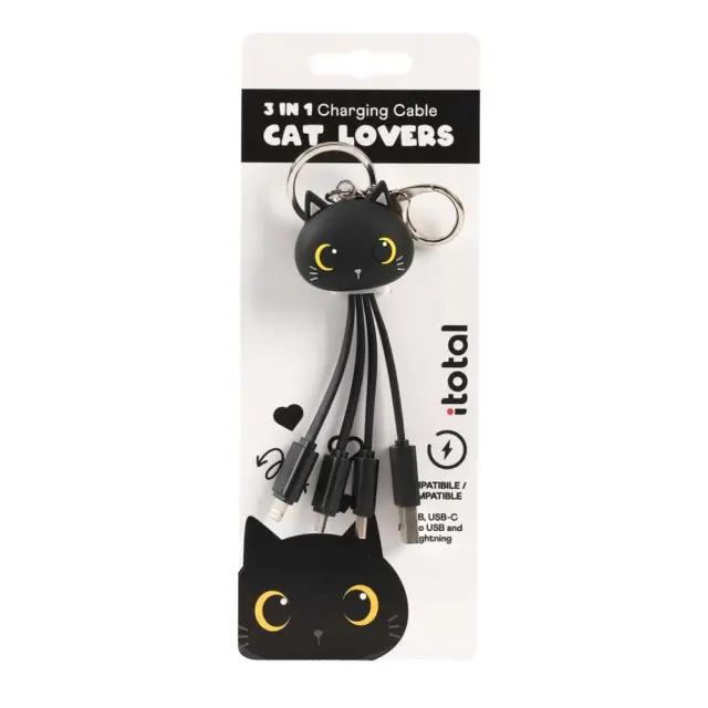 ΚΑΛΩΔΙΟ i-TOTAL XL2748A ASSORTED 3 in 1 Μαύρη Γάτα