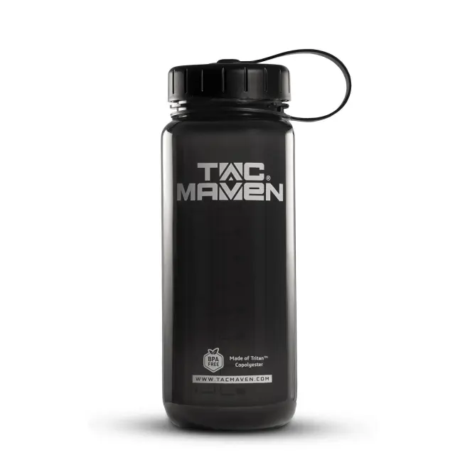 TAC MAVEN Norman Tritan® Water Bottle 650ml-Black-Μπουκάλι Νερού 650ml Μαύρο - 01-Black-Μαύρο