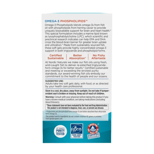 Nordic Naturals Omega-3 Phospholipids 3