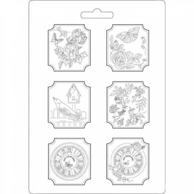 Εύκαμπτο Καλούπι για Σαπούνι-Γύψο - 21x29.7cm - Plaquettes House of Roses