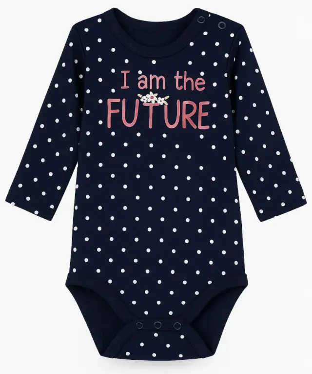 Κορμάκι Μακρυμάνικο I am the Future Venere Dark Blue 8020600 - 12-18 μηνών (86cm)