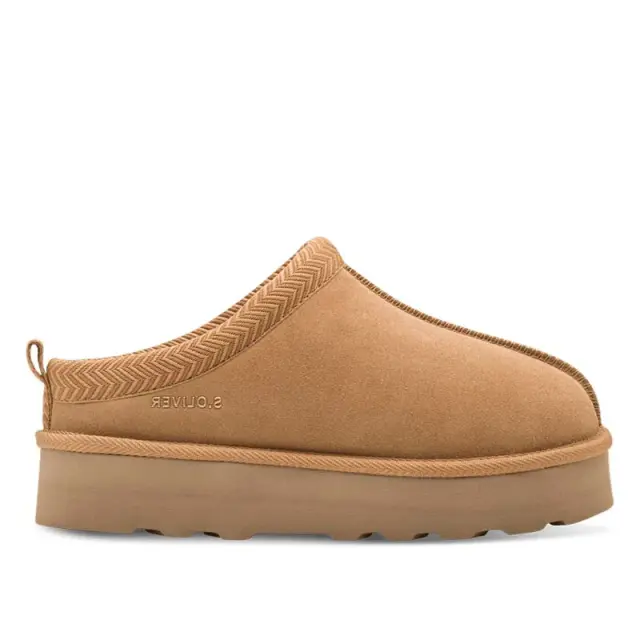 Γυναικείες Δερμάτινες Παντόφλες S.Oliver 5-27104-43 3A5 Ταμπά Ταμπά S. Oliver - 40