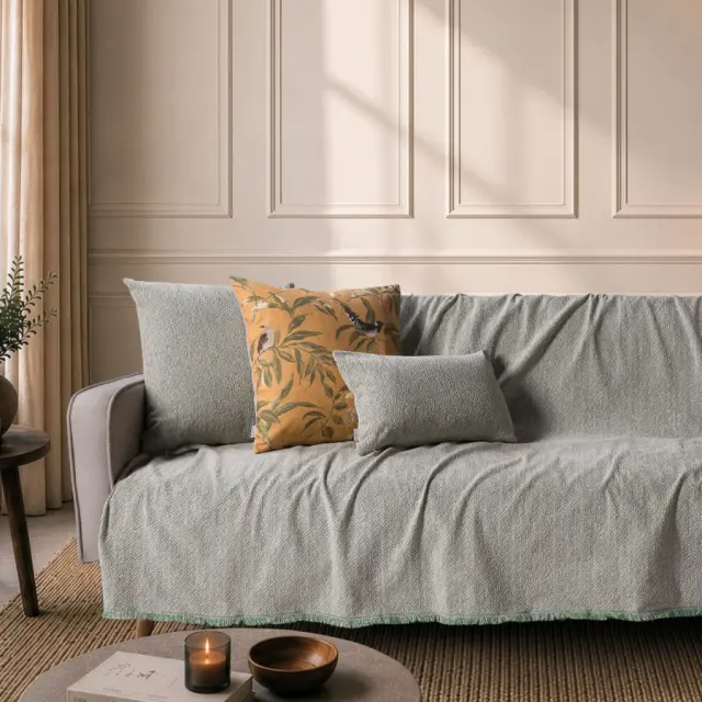 Ριχτάρι Dayton 16 Green Taupe TEORAN Τριθέσιο 180x300cm