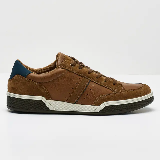 Imac Sneakers Ανδρικό δέρμα/δέρμα Nubuck Καφέ IMA/151920 MARRONE/BLU - 41
