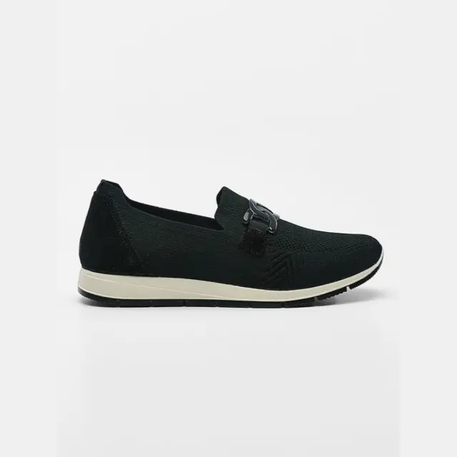 Imac Sneakers Γυναικείο ύφασμα/δέρμα Μαύρο IMA/755980 NERO