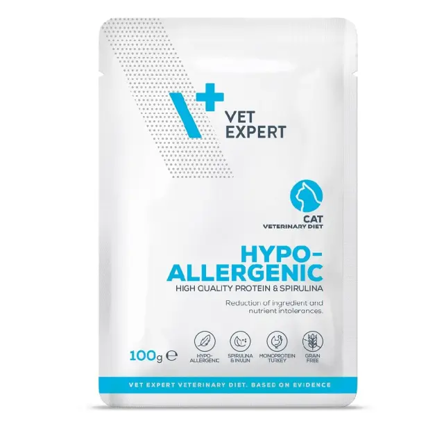 VET EXPERT Hypoallergenic Turkey - wet cat food - 100g