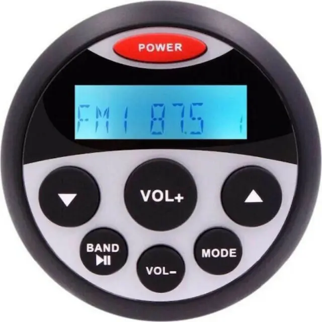 Ηχοσύστημα Σκάφους 4x40W Αδιάβροχο με AUX USB Bluetooth MP-804BT